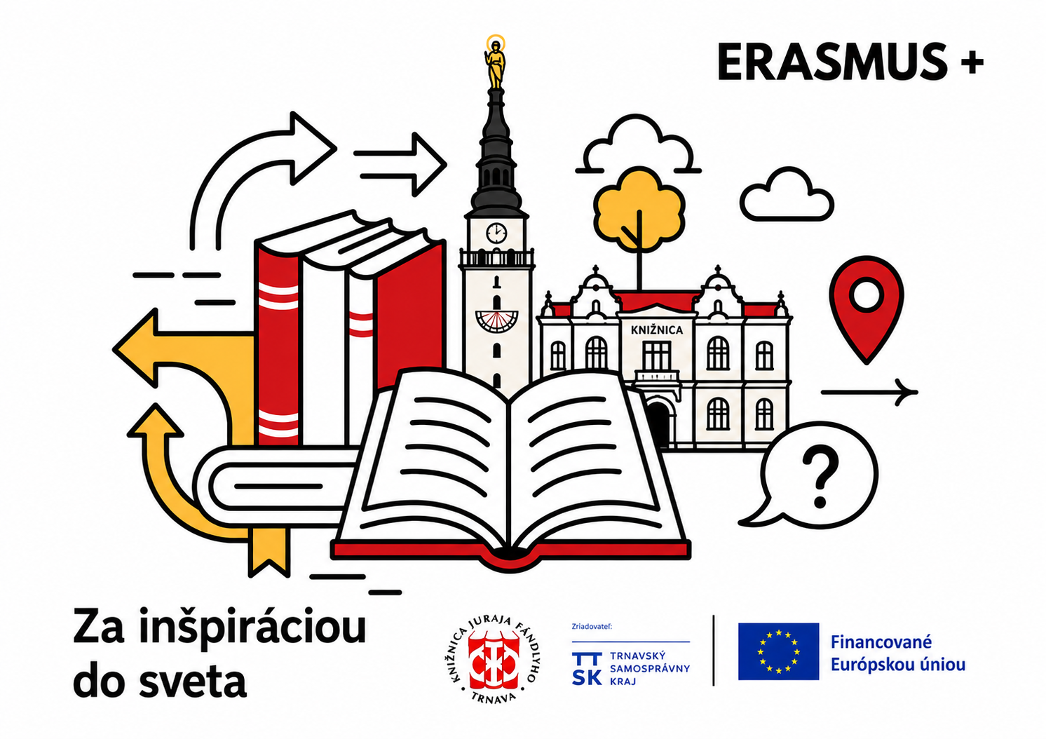 Projekt Erasmus + v Knižnici Juraja Fándlyho v Trnave